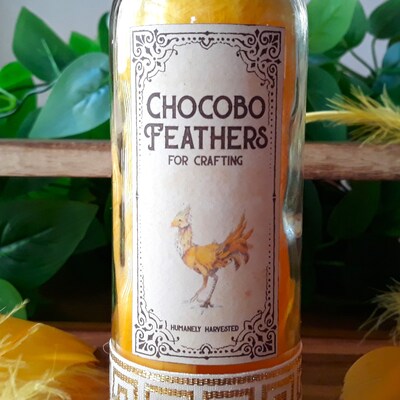 Chocobo Feathers Bottle Inspired by Final Fantasy - image5
